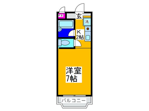 サニーヒルズ永山園の物件間取画像